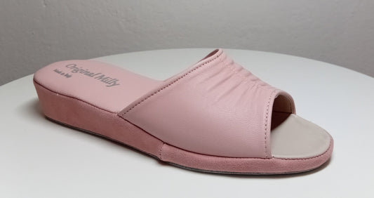 0075 Nappa e Camoscio Pesca Suola Bufalo Ciabatte da camera Donna Original Milly Made in Italy