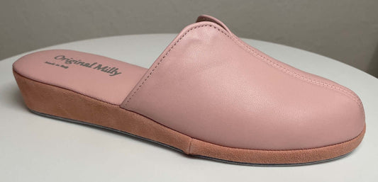 1200 Nappa e Camoscio Pesca suola Bufalo Ciabatte da camera Donna Original Milly Made in Italy