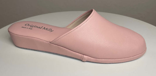 202 Nappa e Camoscio Pesca suola Bufalo Ciabatte da camera Donna Original Milly Made in Italy