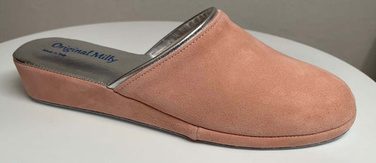 7200 Camoscio Pesca suola Bufalo Ciabatte da camera Donna Original Milly Made in Italy