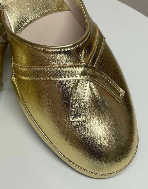 0002 Nappa Oro suola Bufalo Ciabatte da camera Donna Original Milly Made in Italy