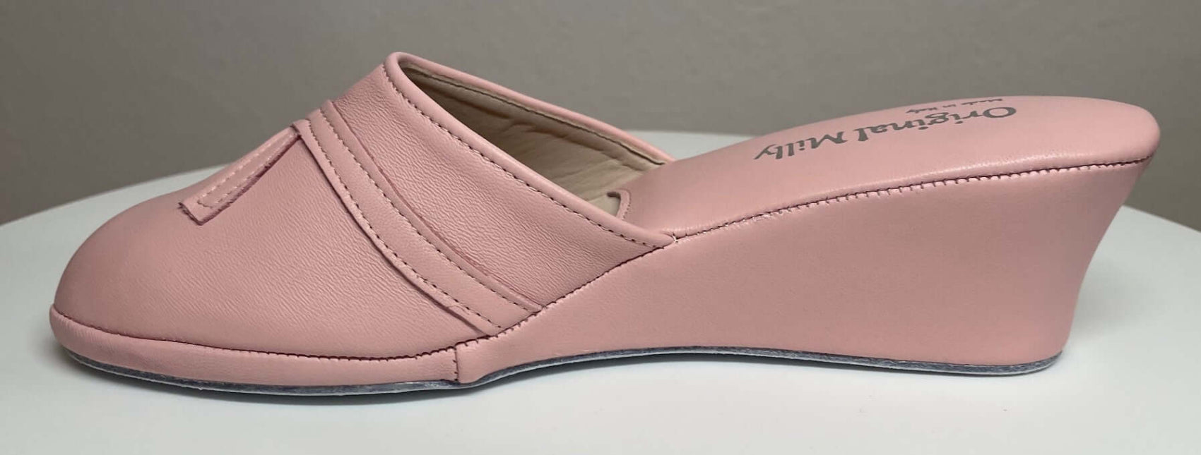 0002 Nappa e Camoscio Pesca suola Bufalo Ciabatte da camera Donna Original Milly Made in Italy