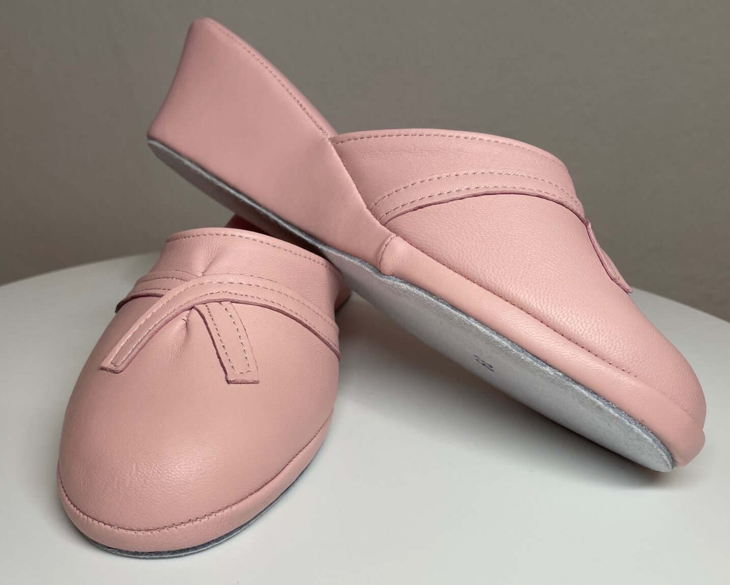 0002 Nappa e Camoscio Pesca suola Bufalo Ciabatte da camera Donna Original Milly Made in Italy