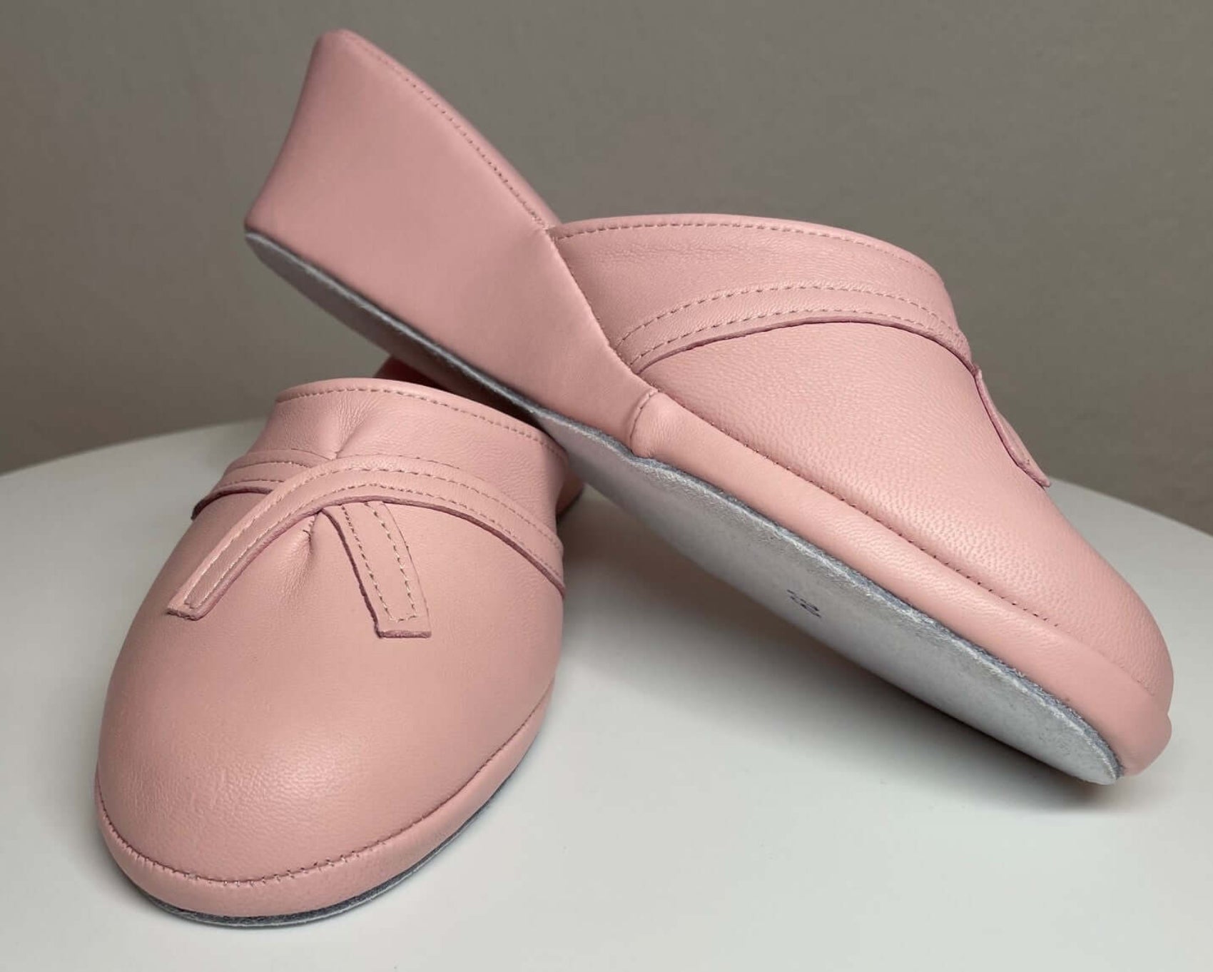 0002 Nappa e Camoscio Pesca suola Bufalo Ciabatte da camera Donna Original Milly Made in Italy