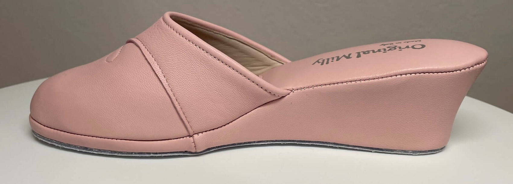 0003 Nappa e Camoscio Pesca suola Bufalo Ciabatte da camera Donna Original Milly Made in Italy