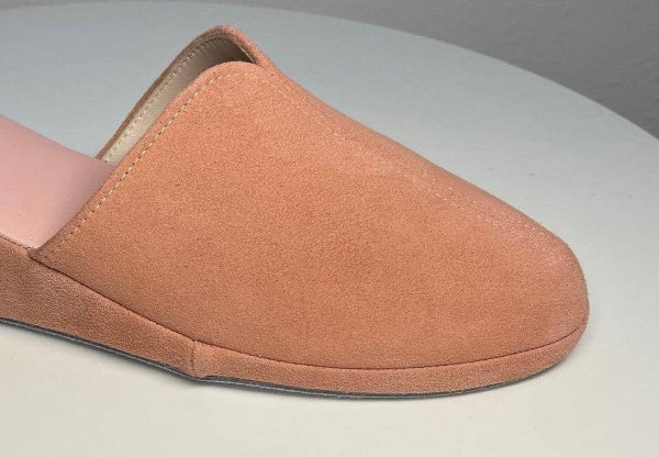 0005 Camoscio Pesca Suola Bufalo Ciabatte da camera Donna Original Milly Made in Italy
