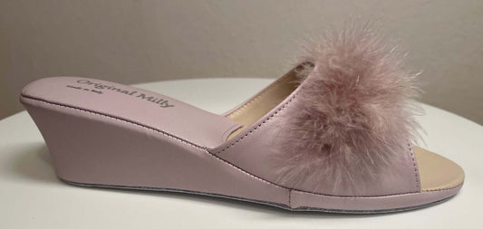 Original Milly 0102 Nappa Peonia (PelleTop) Ciabatta da camera Donna