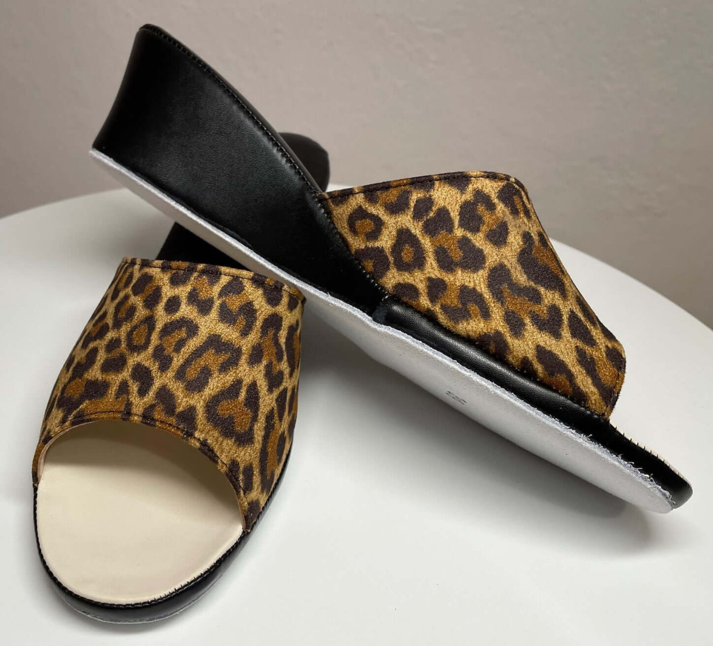 103 Ecopelle Animal Suola Bufalo Ciabatte da camera Donna Original Milly Made in Italy