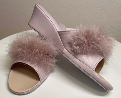 Original Milly 0102 Nappa Peonia (PelleTop) Ciabatta da camera Donna