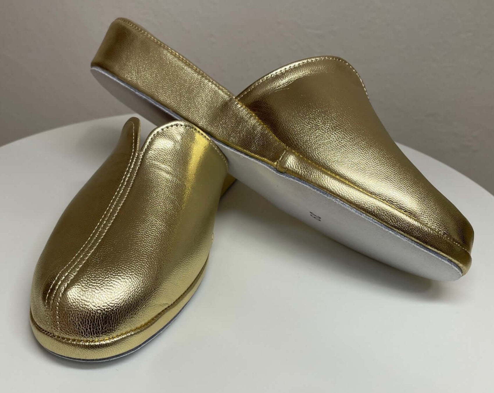 1200 Nappa Oro suola Bufalo Ciabatte da camera Donna Original Milly Made in Italy
