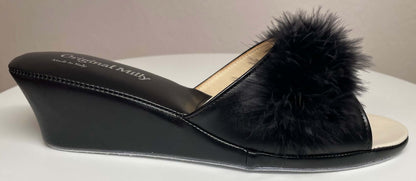 Original Milly 102 Cigno Nero (Ecopelle) Ciabatta da camera donna