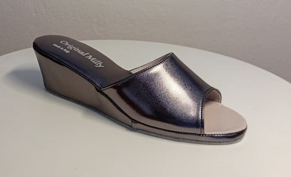 Original Milly 103 Piombo (Ecopelle) Ciabatta da camera donna