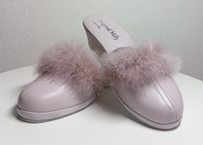 Original Milly 0300 Nappa Peonia (PelleTop) Ciabatta da camera Donna