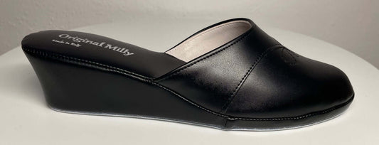Original Milly 3000 Nero (Ecopelle) Ciabatta da camera donna