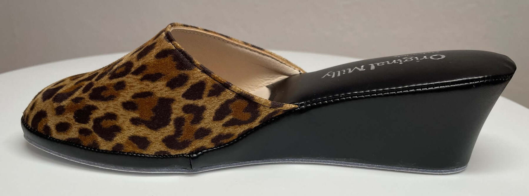5000 Ecopelle Animal suola Bufalo Ciabatte da camera Donna Original Milly Made in Italy - Foto N 3