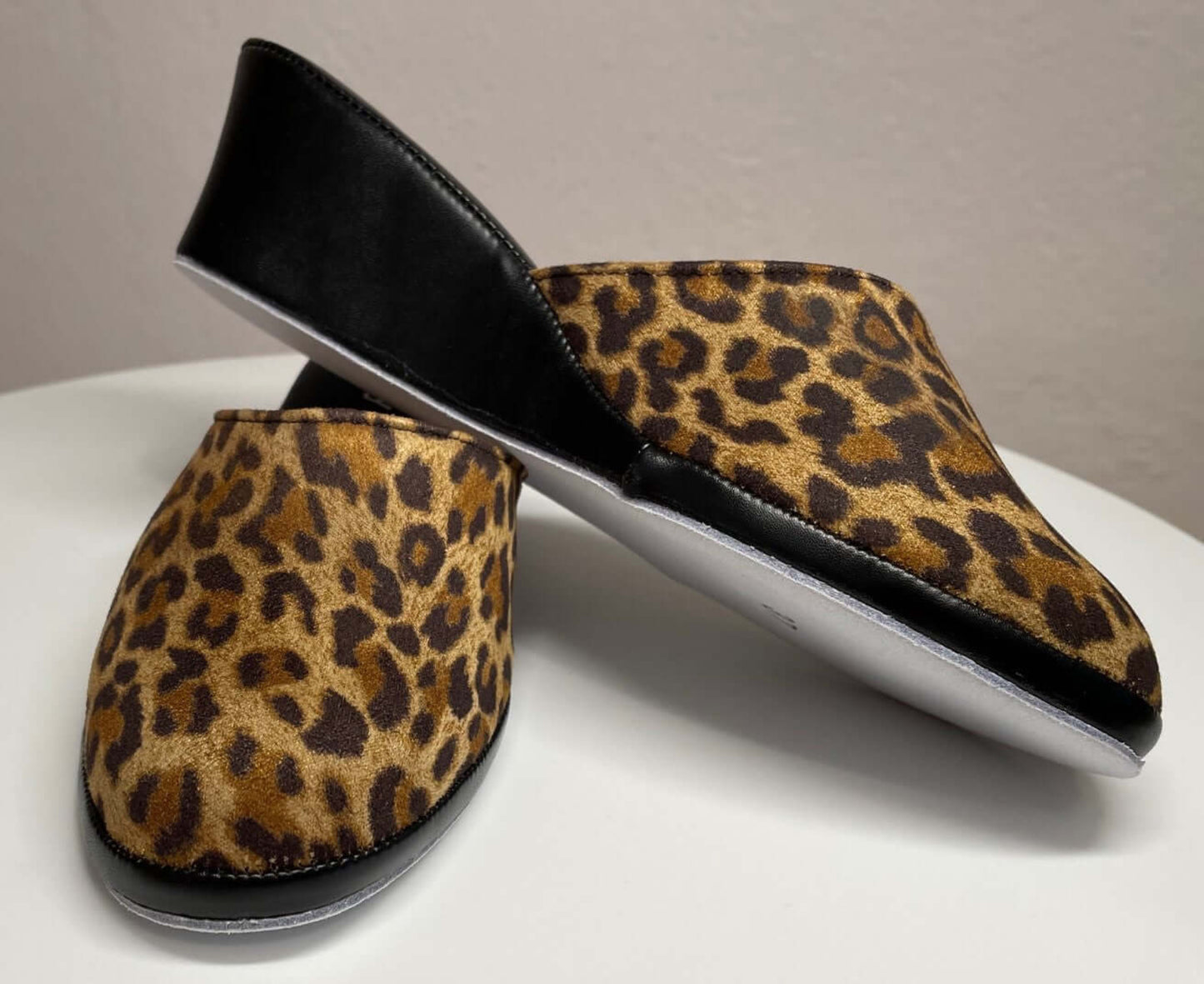 5000 Ecopelle Animal suola Bufalo Ciabatte da camera Donna Original Milly Made in Italy - Foto N 4