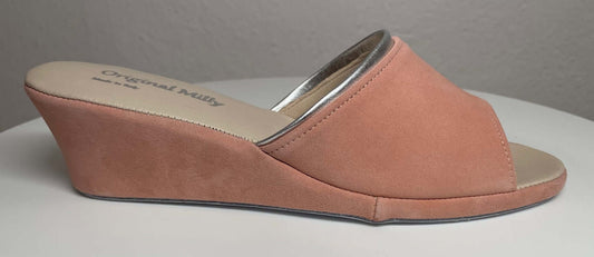 7000 Camoscio Pesca suola Bufalo Ciabatte da camera Donna Original Milly Made in Italy
