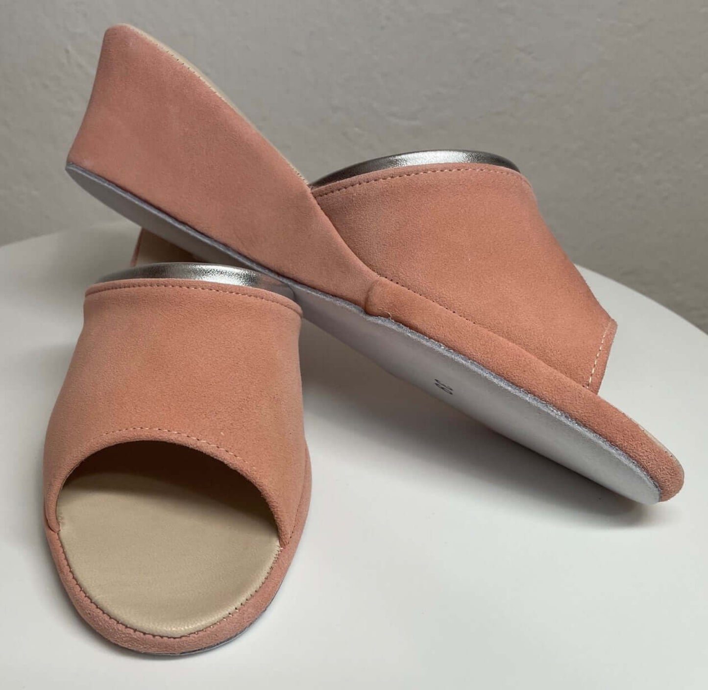 7000 Camoscio Pesca suola Bufalo Ciabatte da camera Donna Original Milly Made in Italy