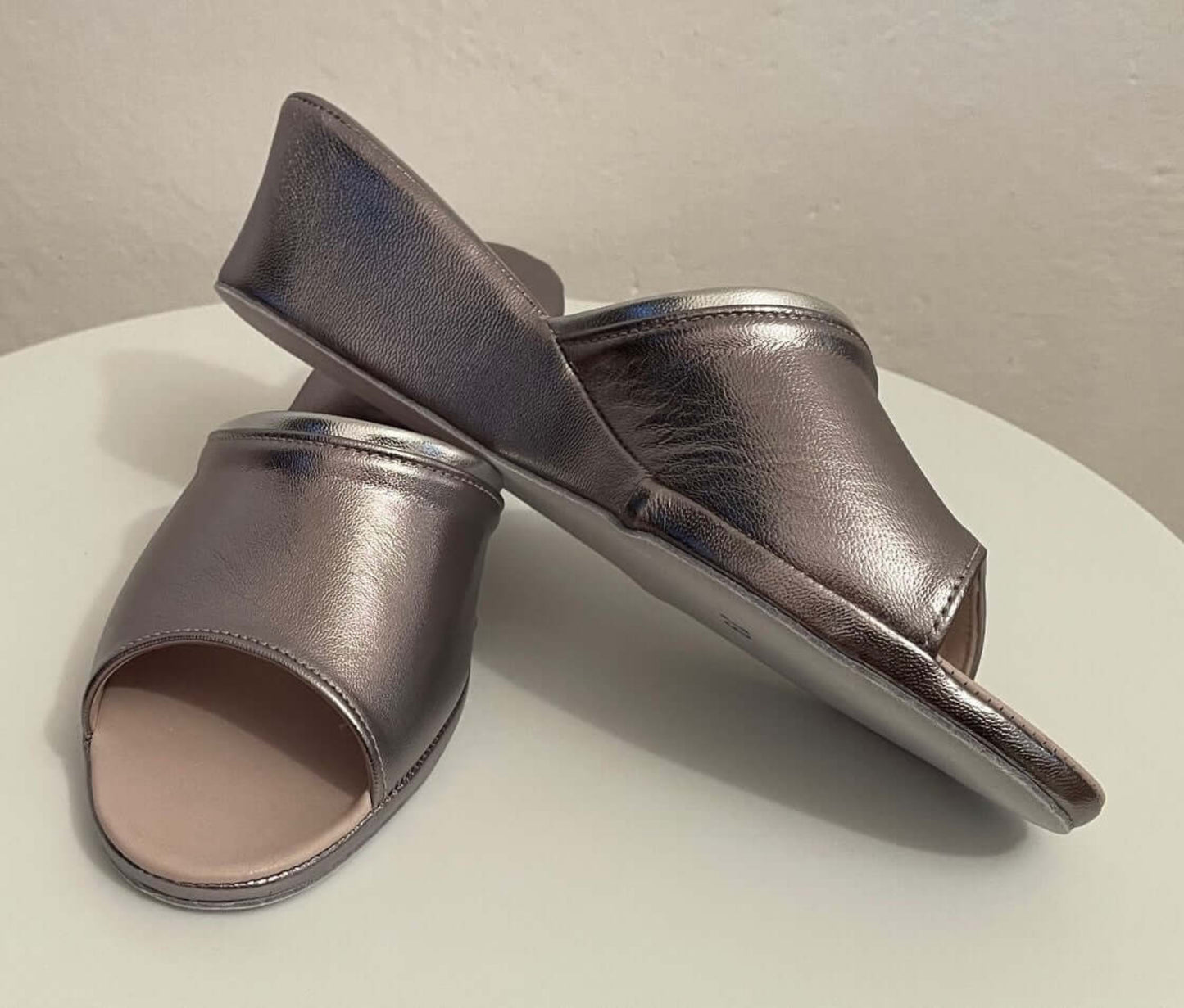 7000 Nappa Piombo suola Bufalo Ciabatte da camera Donna Original Milly Made in Italy