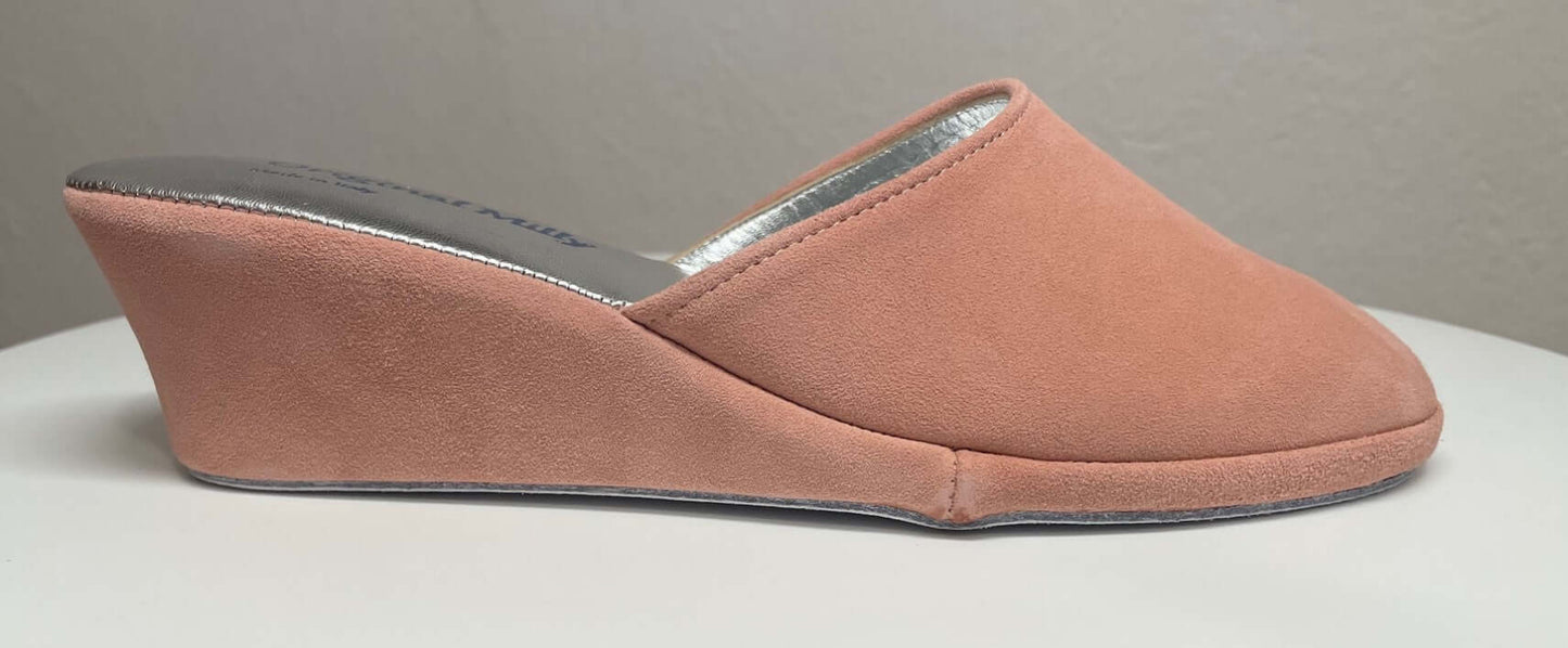 9001 Camoscio Pesca suola Bufalo Ciabatte da camera Donna Original Milly Made in Italy