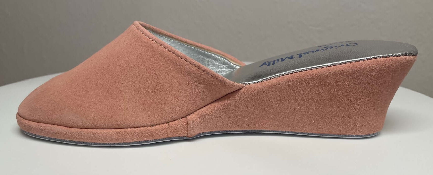 9001 Camoscio Pesca suola Bufalo Ciabatte da camera Donna Original Milly Made in Italy