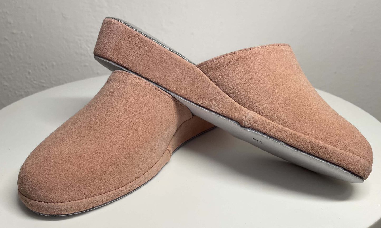 9002 Camoscio Pesca Suola Bufalo Ciabatte da camera Donna Original Milly Made in Italy
