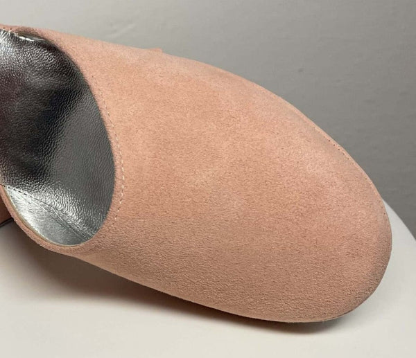 9002 Camoscio Pesca Suola Bufalo Ciabatte da camera Donna Original Milly Made in Italy