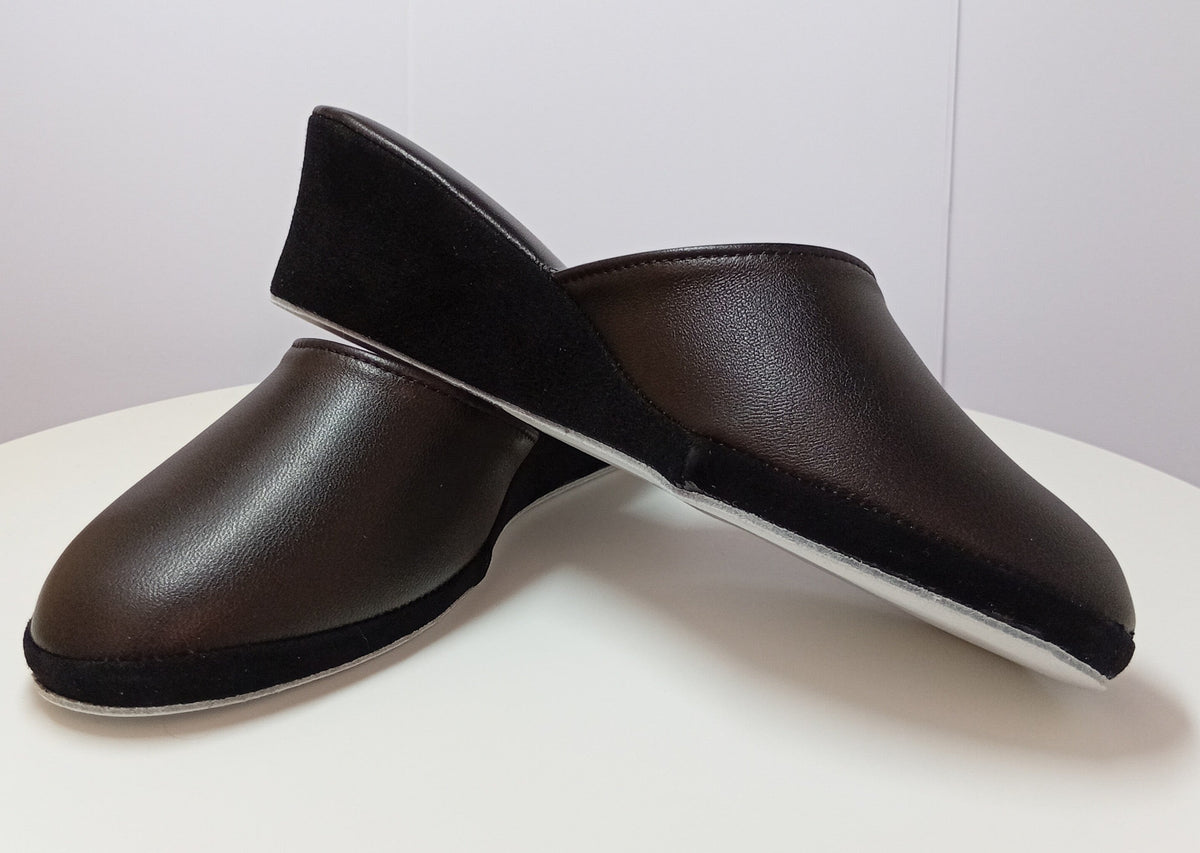 9003 Nappa Nero suola Bufalo Ciabatte da camera Donna Original Milly Made in Italy - Foto N 5