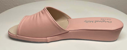 Original Milly 0075 Nappa Pesca (PelleTop) Ciabatta da camera Donna
