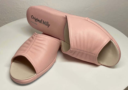 Original Milly 0075 Nappa Pesca (PelleTop) Ciabatta da camera Donna