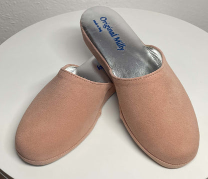 Original Milly 9002 Camoscio Pesca (PelleTop) Ciabatta da camera donna