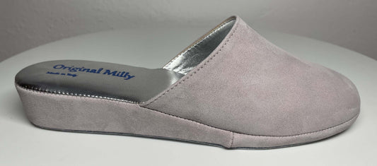 Original Milly 9002 Camoscio Peonia (PelleTop) Ciabatta da camera donna