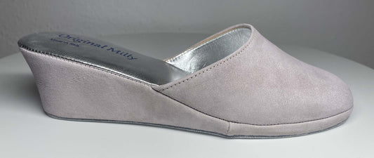 Original Milly 9001 Camoscio Peonia (PelleTop) Ciabatta da camera donna