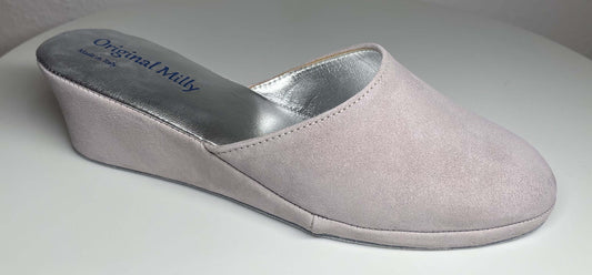 Original Milly 9001 Camoscio Peonia (PelleTop) Ciabatta da camera donna