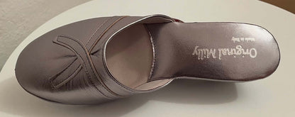 Original Milly 0002 Nappa Piombo (PelleTop) Ciabatta da camera Donna