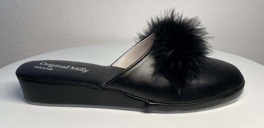 Original Milly 302 Cigno Nero (Ecopelle) Ciabatta da camera donna