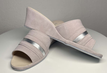 Original Milly 0076 Camoscio Peonia (PelleTop) Ciabatta da camera Donna