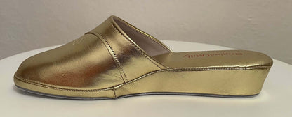 Original Milly 0032 Nappa Oro (PelleTop) Ciabatta da camera Donna