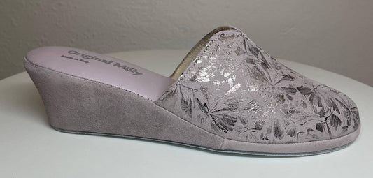 Original Milly 0004 Camoscio Peonia (PelleTop) Ciabatta da camera Donna