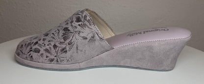 Original Milly 0004 Camoscio Peonia (PelleTop) Ciabatta da camera Donna