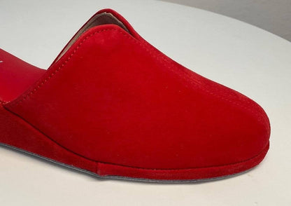 Original Milly 0005 Camoscio Rosso (PelleTop) Ciabatta da camera Donna