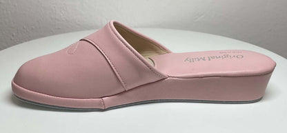 Original Milly 0032 Nappa Pesca (PelleTop) Ciabatta da camera Donna