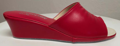 Original Milly 1805 Rosso (Ecopelle) Ciabatta da camera donna
