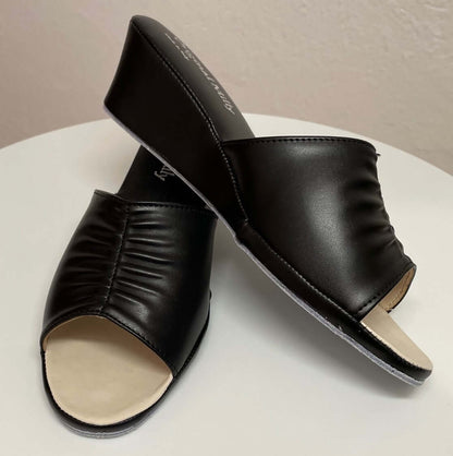Original Milly 1805 Nero (Ecopelle) Ciabatta da camera donna