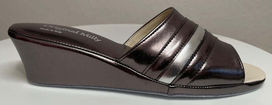 Original Milly 1706 Piombo (Ecopelle) Ciabatta da camera donna