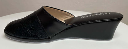 Original Milly 4000 Nero (Ecopelle) Ciabatta da camera donna