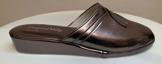 Original Milly 2200 Piombo (Ecopelle) Ciabatta da camera donna