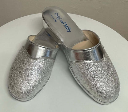 Original Milly 4200 Argento (Ecopelle) Ciabatta da camera donna