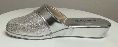Original Milly 4200 Argento (Ecopelle) Ciabatta da camera donna
