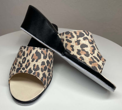 Original Milly 103 Camoscio Leopardo (Pelle) Ciabatta da camera donna